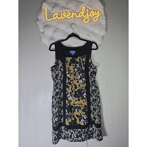 SIMPLY VERA Wang Sheath Dress Womens Medium Office Boho Career Chic Fall